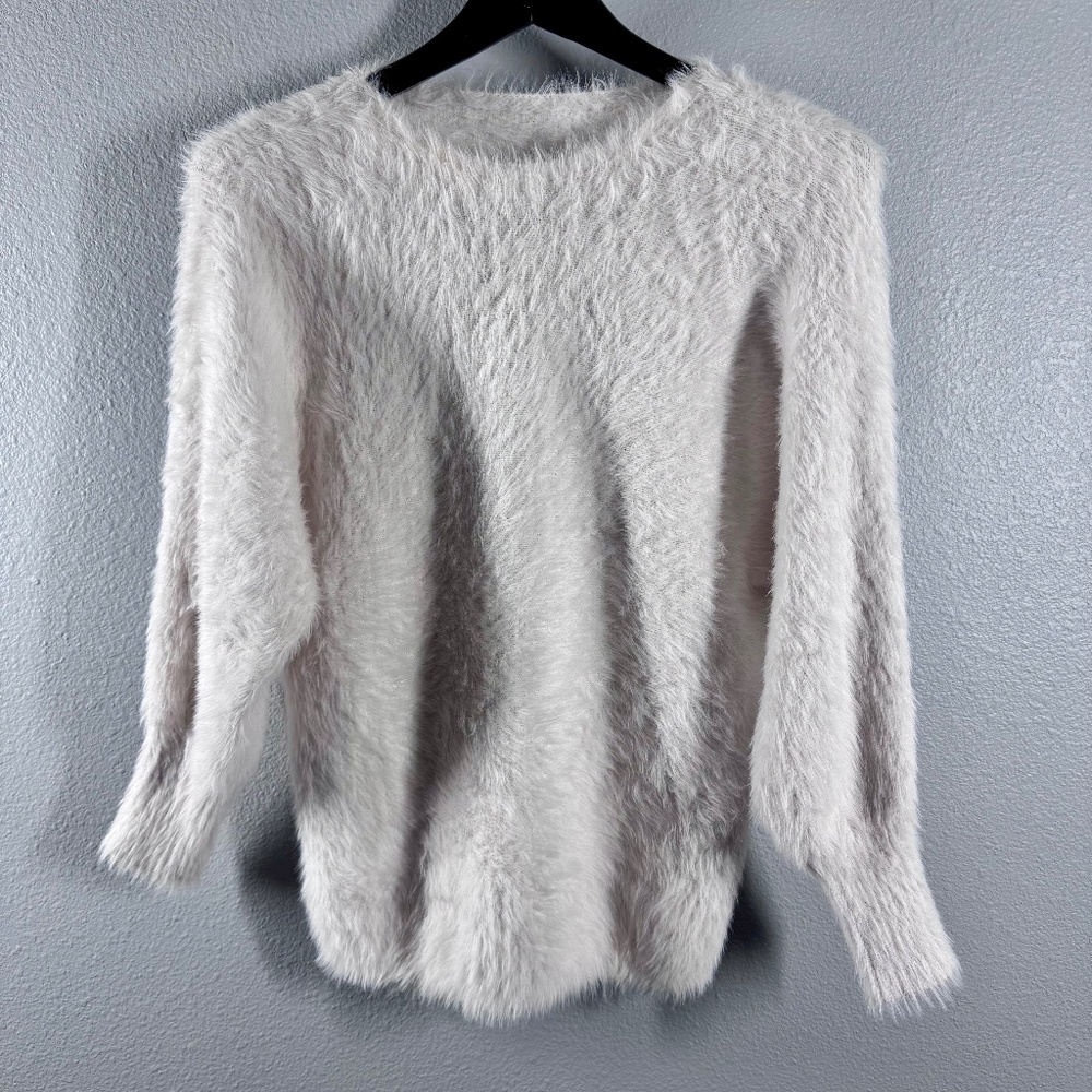 Angelic Look:  Lusciously‎ Soft Cloud-Like Eyelash Knit Oversized Sweater